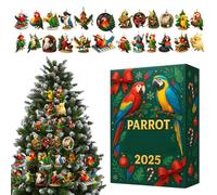 Yearly Christmas Scheduler Pendants - Deux Sided Hanging Figure, Twenty Four Bird Holiday Male Female, Adolescents Spouse Offspring, Relatives Companions | Acrylic Decoration for Gift