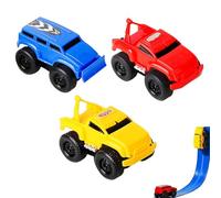 Yearpilrim Magnetic Wall Climbing Toy Car, Yearpilrim Car Toy Wall Climbing, Cars That Drive on Walls and Ceiling, Anti-Gravity Wall Climbing Magnetic Track Toy Car (Mix*3)