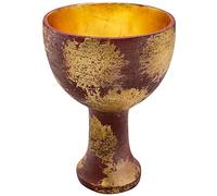 Yearsahrk Indiana Jones Statue du Saint Graal Statue Hero Holy Grail Cup Or Résine Réplique Sculpture Halloween Décoration Maison