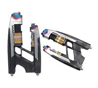 Yearsahrk Star Lord Blaster Superhero The Galaxy Peter Quill Accessoires de cosplay en résine 1:1 Réplique d'accessoires d'Halloween (Blaster 2 pièces)