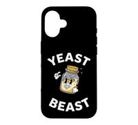 Yeast Beast Sourdough Starter Retro Cartoon Baker Coque pour iPhone 16