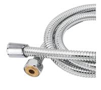 YEAUPE 2M (79") Tuyau de douche universel anti-coincement Standard G1/2 Tous les connecteurs en cuivre Tuyau de remplacement de première qualité en acier inoxydable, Chrome