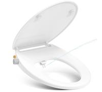 YEAUPE PRO Abattant WC Japonais Bidet Forme O Duo Fermeture Douce Blanc