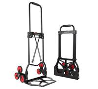 YEAUPE PRO Diable Pliable Monte-Escalier Poignée Réglable 45 kg Noir