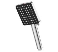 YEAUPE PRO Pommeau de douche 110 mm - Douchette à main avec 6 types de jet, entièrement chromé avec 2 filtres de rechange, haute pression d'eau et réduction du calcaire