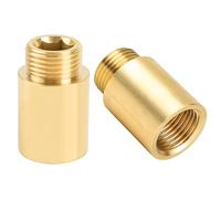 YEAUPE PRO Rallonge de robinet G1/2"x 30 mm,Laiton Rallonge Filetée (filetage intérieur Ø 19,5 mm x filetage extérieur Ø 20,3 mm),pour eau Potable et Installation de Chauffage, lot de 2