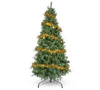 YEAUPE PRO Sapin de Noël Artificiel 165 cm avec 800 Pointes, PVC + PE | Support Métallique Robuste incluant Un Ruban Décoratif de 9 m | pour Intérieur et Extérieur