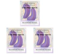 YEAUTY RECHARGING RETINOL EYE PADS - Coussinets pour les yeux super doux avec sérum anti-âge - Réduit les rides et les ridules - Lisse la peau du contour des yeux - Hydratation intense (Lot de 3)