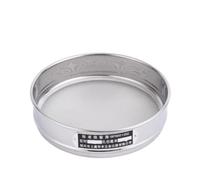 Yeaxxsqy Tamis de Test de Laboratoire en Acier Inoxydable 20 cm 10 Mailles 2 mm avec Cadre chromé pour l'analyse des Particules, Tamis Laboratoire en Acier Inoxydable chromé