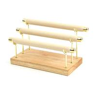 Yebobo PréSentoir de Bijoux en Bois Support de Bague PréSentoirs en T-Bar Bracelets de Cheville PréSentoir de Bijoux Emballage Outil de Bijoux 1