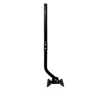 Yeceny Poteau de montage d'antenne de 3,2 x 9,4 m pour antenne, station | Mât en acier robuste de 1,5 mm, support de 2 mm, verrou pivotant à angle réglable pour mur/avant-toit/toit