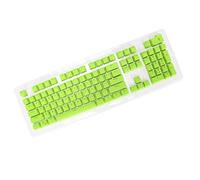 Yechiry 106 Touches PBT Keycaps, coloré OEM Hauteur Lumière personnalisé Keycaps pour Clavier Mécanique Bricolage Keycap pour 61 87 104 Touches Claviers Mécaniques (Green)