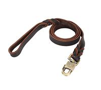 Yechiry 1pc Durable Soft Leather Dog Collar & Leash Set for Medium to