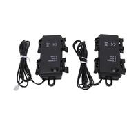 Yechiry 2 PCS Yeux Lumineux LED Illuminent Les Yeux Squelette avec Minuterie D'Arrêt de 6 Heures et 18 Heures Décorations d'halloween à Piles pour Masques Accessoires de Pierre Tombale