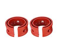 Yechiry 2 Pièces Rouge Amortisseur de Choc, Améliorateur de Suspension de | Matériau SEBS de qualité, atténue le bruit, améliore le confort de conduite, compatible avec une gamme de véhicules