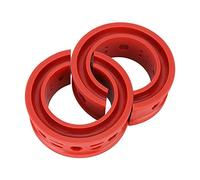 Yechiry 2 Pièces Rouge Amortisseur de Choc, Améliorateur de Suspension de | Matériau SEBS de qualité, atténue le bruit, améliore le confort de conduite, compatible avec une gamme de véhicules