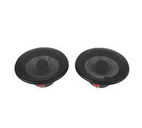 Yechiry 2pcs 6,5 Pouces Système de Haut-parleurs Stéréo 60W, Haut-parleurs Coaxiaux pour Véhicule en Aluminium Concave traité en Poly Mousse de Mousse 12V