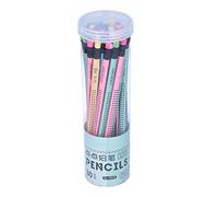 Yechiry 30pcs Crayon HB, Poignée Triangulaire pour les Enfants et les Adultes, l'écriture Lisse, le Dessin Crayon avec Gâchis pour Artiste, étudiant, Charpentier, Confortable à Tenir et à Utiliser