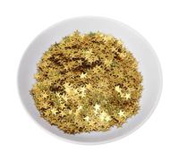 Yechiry 4000 Pièces de Confettis de Table étoiles en PVC Durables pour la Décoration de Mariage, Pépites D'or et D'argent de 10 Mm, Bijoux Faits à la Main pour la Fête D'anniversaire de Noël (#1)