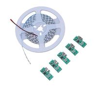 Yechiry 5 M Bande Lumineuse LED pour Panneaux DIY, Lampes de Bureau, USB 5V | Ruban LED découpable de 3 mm, contrôleur à 3 modes de type C, éclairage flexible pour caissons lumineux