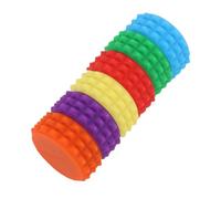 Yechiry 6 Boules Anti-Stress Magnétiques en Silicone, Jouets Sensoriels Portables avec Textures Multiples, Petits Jouets Anti-Stress, pour Le Bureau, la Maison, la Salle de Classe (Arc-en-Ciel)