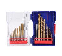 Yechiry 9pcs Taps Bits Kit, Outils de Taraudage de Forage, M 2-m 12 1/16-1/2 Pouces en Acier Outils de Forage avec clé pour Métal, Acier Inoxydable, Aluminium, Plastique