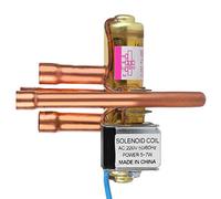 Yechiry Accessoire de Service de Réfrigération à Vanne D'inversion à Quatre Voies pour Climatisation, Bobine à économie D'énergie pour Climatiseurs Centraux, 1 Pièce pour Systèmes CVC