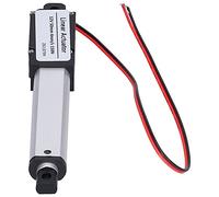 Yechiry Actionneur Linéaire, Actionneur Linéaire à Faible Bruit 12 V, Course de 50 Mm, Mini de Mouvement avec Tube en Aluminium et Vis en T, Idéal pour une Utilisation Automobile, Industrielle et