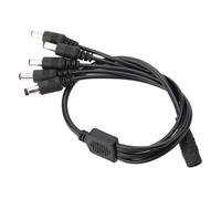 Yechiry Adaptateur Répartiteur de Cordon d'alimentation pour Systèmes de Caméras de Vidéosurveillance, 5,5 X 2,1 Mm, étend la Puissance jusqu'à Caméras à Partir d'un Seul Adaptateur (1 Minute)