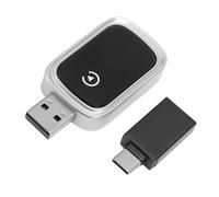 Yechiry Adaptateur sans Fil, Adaptateur sans Fil Stable et Délai, Convertit Le Câble en Dongle de Jeu de Voiture Plug Play, Idéal pour Le Jeu de Voiture sur Téléphone iOS