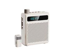 Yechiry Amplificateur Vocal Portable, Mini Mégaphone à Son Fort de 25 W, Amplificateur Rechargeable avec Microphone Casque, Idéal pour les Enseignants, les Présentateurs, les Guides Touristiques