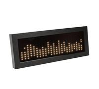 Yechiry Analyseur Complet de de Lumière Rythmique Activée par la Voix pour les Audiophiles et les Amateurs de Son 11,9 X 1,4 X 4,6 Pouces (Blanc chaud 2700K-3000K)