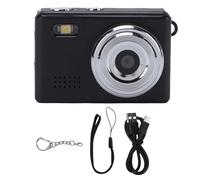 Yechiry Appareil Photo Numérique Porte-Clés, 1080pP HD 2 MP Objectif Grand Angle Autonomie de 100 Minutes Jusqu'à 128 GB Petite Caméra Vidéo Portable avec Dragonne et écran Couleur (Black)