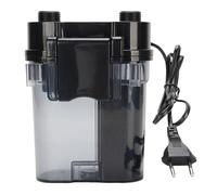 Yechiry Aquarium Accrochez-Vous sur Filtre, 300L / H 4W Plastique en Plastique Filtre de Poisson Mural Externe, d'Aquarium Biochimique de Carbone Suspendu Submersible Activé (Prise UE 220V)