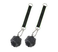 Yechiry Balles d'escalade, d'escalade, Poignées de Maintien avec Sangles, Ballon D'entraînement Solide pour la Musculation pour Kettlebell Barre D'haltères Maison (Grey)