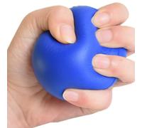 Yechiry Balles d'exercice pour les Mains de 2,48 Pouces, Balles d'exercice Légères Bleues en éponge PU, de Soulagement du Stress pour la Rééducation Musculaire des Doigts et des Mains avec