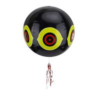 Yechiry Ballon Anti-Oiseaux avec Yeux de Prédateur 3D pour Effrayer Efficacement Les Jardins et Les Bois - Design Lumineux et Durable (Black)