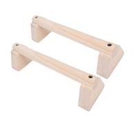 Yechiry Barres de Poussée à Largeur Réglable, Barres Parallèles en Bois pour l'entraînement sur Poutre d'équilibre, Antidérapantes, Idéales pour l'entraînement de Gymnastique à Domicile (30cm)