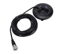 Yechiry Base Magnétique d'antenne, Support Magnétique Puissant, Support Radio CB avec Câble Coaxial RG58 de 4 M et Connecteur PL259, Idéal pour Radio Amateur, GMRS, Véhicule Marin et Automobile