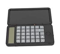 Yechiry Bloc-Notes Calculatrice avec Tableau D'écriture Réutilisable, | Petite taille de 6,5 pouces, boutons silencieux, conception légère, fonction de protection de la vue, adaptée à la maison