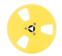 Yechiry Bobine de Bande Vide de 5", Bobine de Réception d'enregistrement de 0,25", de Moyeu à 3 Trous, Idéale pour la Réparation et le Remplacement d'un Magnétophone à (YELLOW)