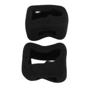 Yechiry Boîtier Coupe-Vent pour Caméra d'action, Housse en Mousse de Réduction du Bruit pour 5 Pro Rollerblading Noir 2 Pièces