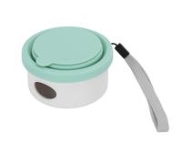 Yechiry Bol de Voyage Pliable pour Chien, Bol d'alimentation Pliable en Silicone Portable avec Couvercle pour Chiens, Chats et Petits Animaux pour Le Camping, la Randonnée en Plein Air (Bleu Clair)