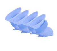 Yechiry Bottes de Pluie Imperméables et Antidérapantes pour Chien, Chaussures pour Chiots en TPE pour Les Aventures en Plein Air, Teddy, Bichon, 4 Chaussures (Taille L (6x4,5 cm/2,4x1,8 Pouces))