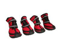 Yechiry Bottes pour Chiens, Chaussures de Protection Antidérapantes Respirantes et Réglables pour Les Aventures en Plein Air, 4 Unités, Intérieur Doux (M)