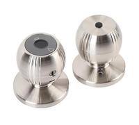 Yechiry Bouton de Porte Intelligent à Empreintes Digitales, Serrure Biométrique D'entrée sans clé 5 en 1 avec Programme de Verrouillage Automatique pour Chambre à Coucher (argent chromé)