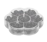 Yechiry Boutons de Champignon Décoratifs Bricolage Yeux de sécurité pour Jouets Artisanaux 184 Pièces Boutons de Couture en Plastique Noir pour Artisanat D'art Accessoires de Jouets pour Enfants