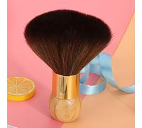 Yechiry Brosse à Barbe avec Manche en Bois Doux, Brosse de Soin, pour | Faux cheveux haute densité, Prise en main confortable, Idéal pour le nettoyage du cou et des oreilles