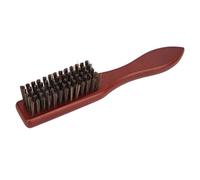 Yechiry Brosse de Barbier à Barbe, Petit Outil de Nettoyage Portable pour Voyage et Salon de Coiffure, Brosse en Nylon et Bois Composite