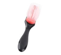 Yechiry Brosse de Coiffure à Coussin Amovible à 9 Rangées pour Cheveux Bouclés Doux et élastiques, Massage du Cuir Chevelu, Prévention de l'électricité Statique, Voyage, Matériau ABS